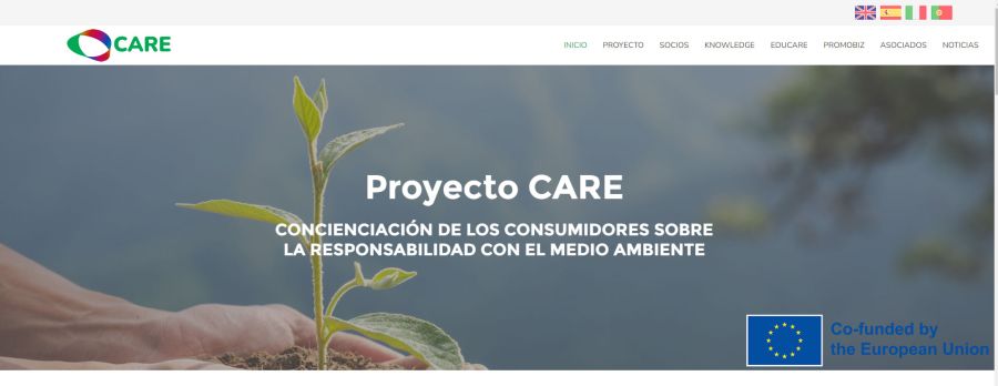 O website do projeto CARE está agora disponível online em quatro línguas